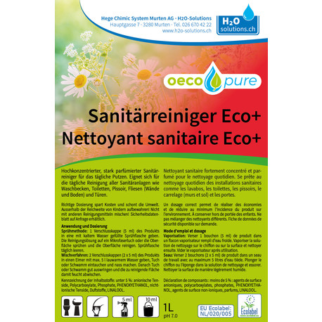 Nettoyant sanitaire Eco +